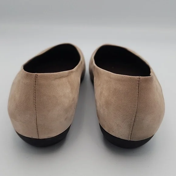 ARCHE Onyri ballerinas -  Tan Nubuck Ballet Flat/Low Wedge Heel, Size 41 - Picture 6 of 7